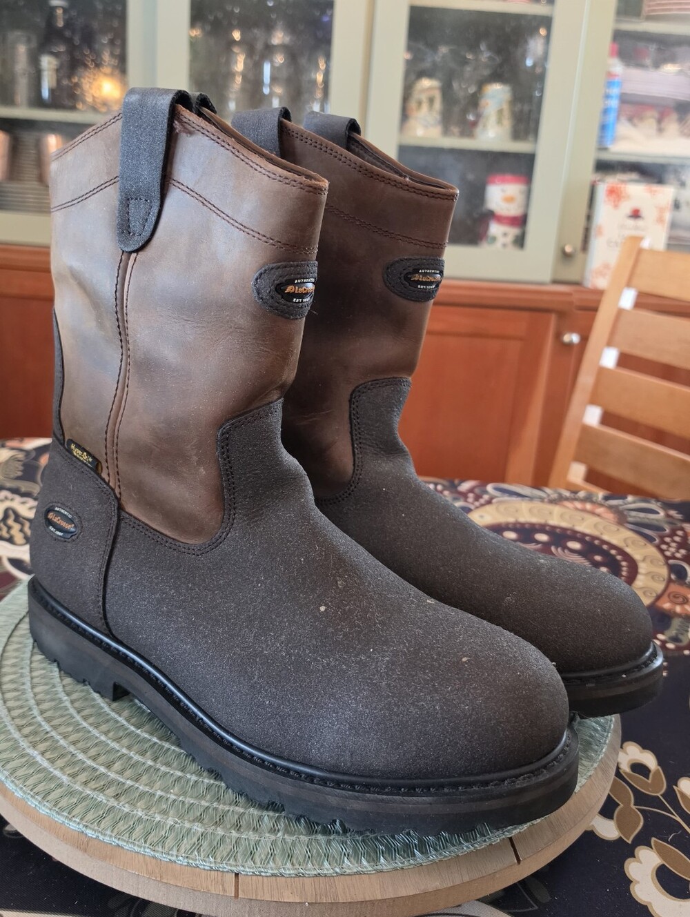 LaCrosse Extended Tough Wellington HD 10" Brown Leather Work Boots - Size 13 NWT